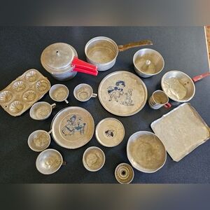 Vintage Children's Cooking Play Set